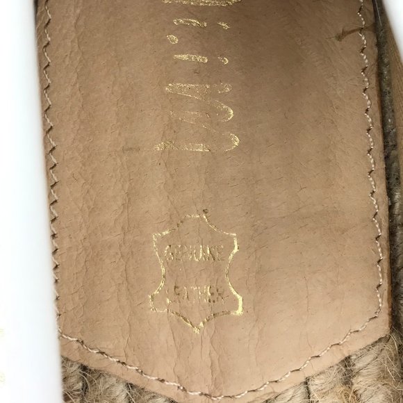 MI.MI LUCCA ESPADRILLE LEATHER LOAFERS SZ 8 NEW - Picture 8 of 8